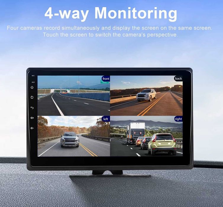 Монитор камера заден ход камион автобус навигация DVR Android Блутут