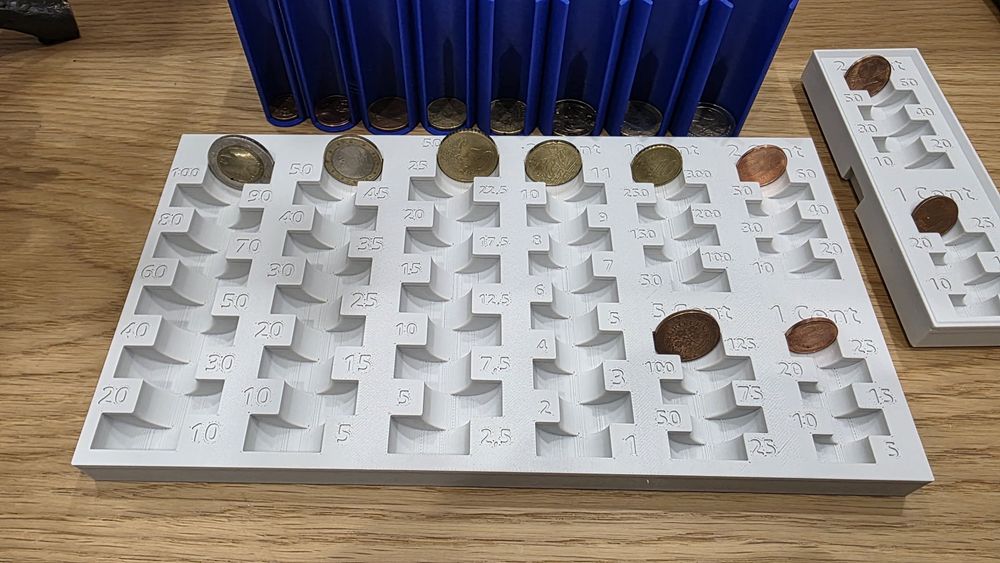 Монетен органайзер ( монетник ) за Евро