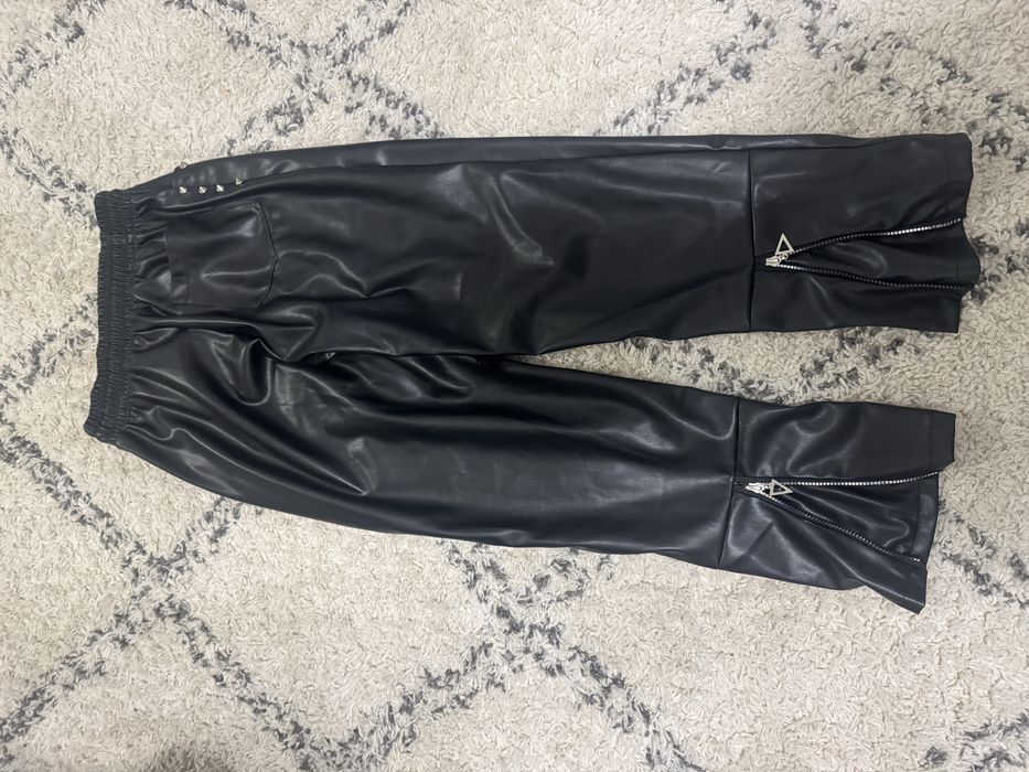 Pantaloni young rich white