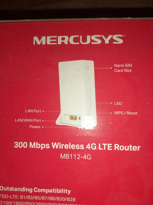 4G  модем Mercusys новый
