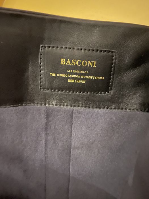 Basconi сапоги кожаные