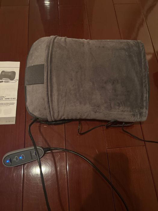 Perna / Aparat masaj Shiatsu SilverCrest pentru gat si spate cu husa si telecomanda