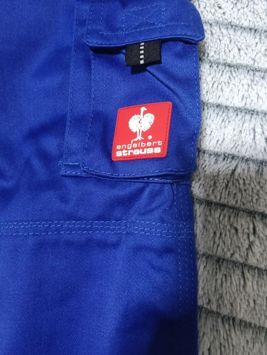 Strauss pantaloni lucru protecție salopeta 50 - 56 cm talie