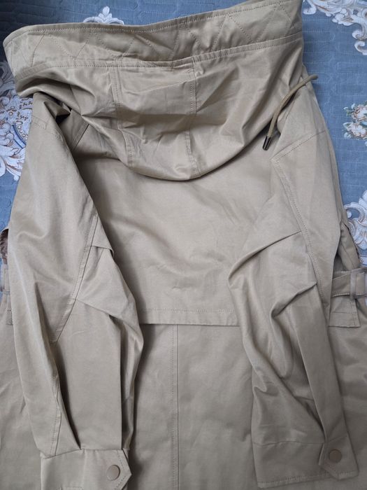 Укороченный тренч, оверсайз