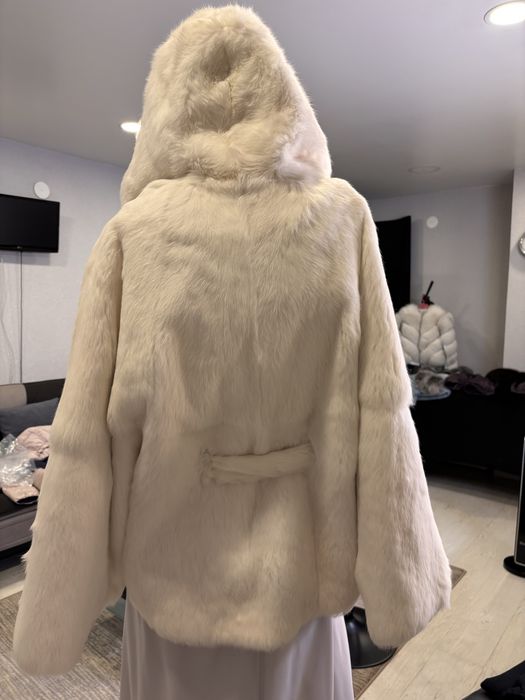 Haina din blana narurala din iepure