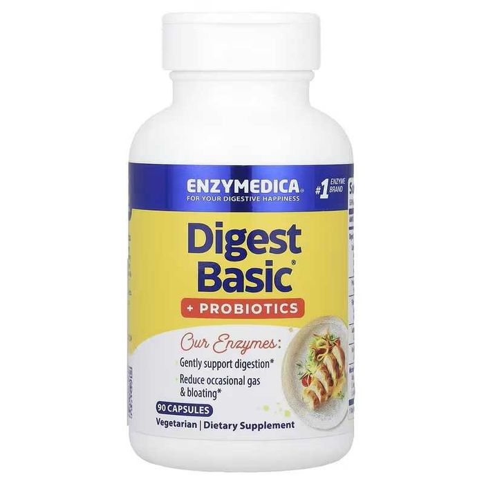 Enzymedica Digest Basic + Probiotics добавка для пищеварения с пробиот