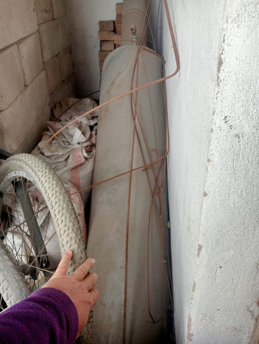 Печка на два вида топлива и титан