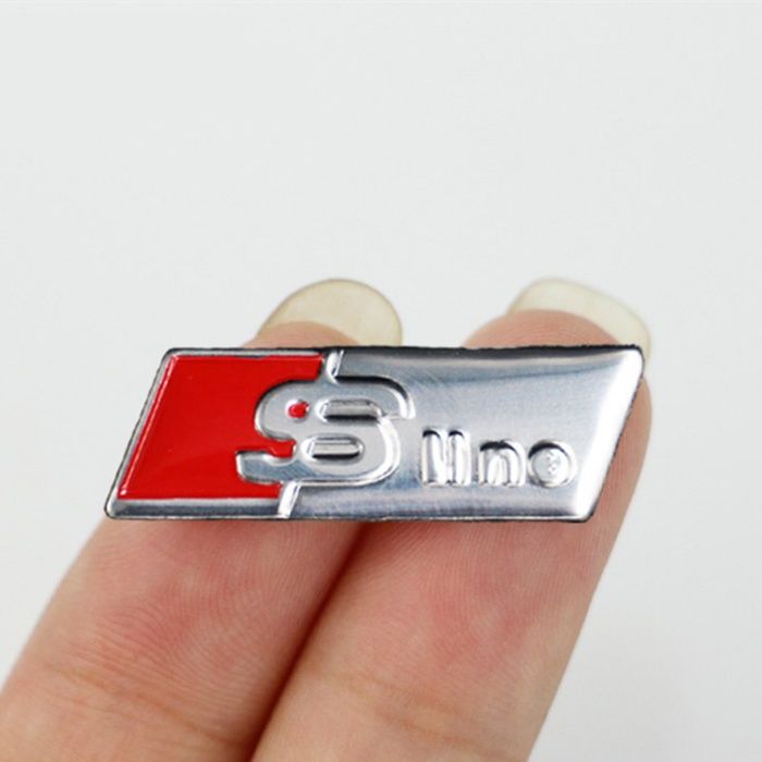 Emblema S-line volan metal Refit AUDI Q5 Q7 A1 A3 A4 A5 A6