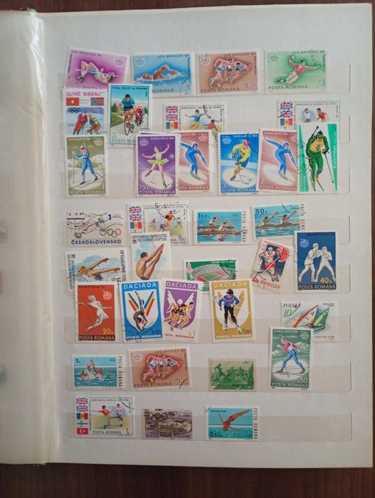 Colecție de timbre vechi – cadou ideal de sărbători