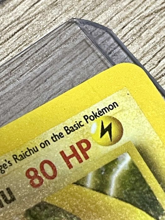 2000 Lt. Surge's Raichu Holo Pokemon Card