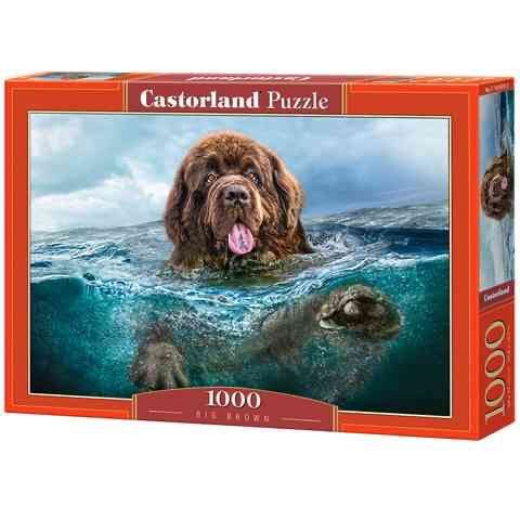 НАРЕДЕН ПЪЗЕЛ 1000 части в алуминиева рамка