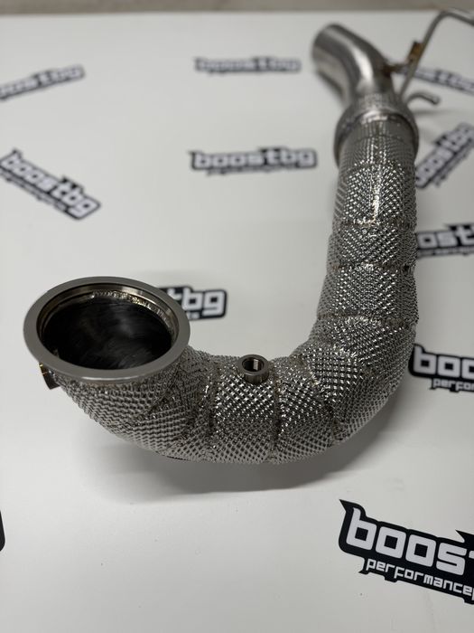 Audi RS S / VW Golf R – BOOSTBG Downpipes и Intercooler Wagner