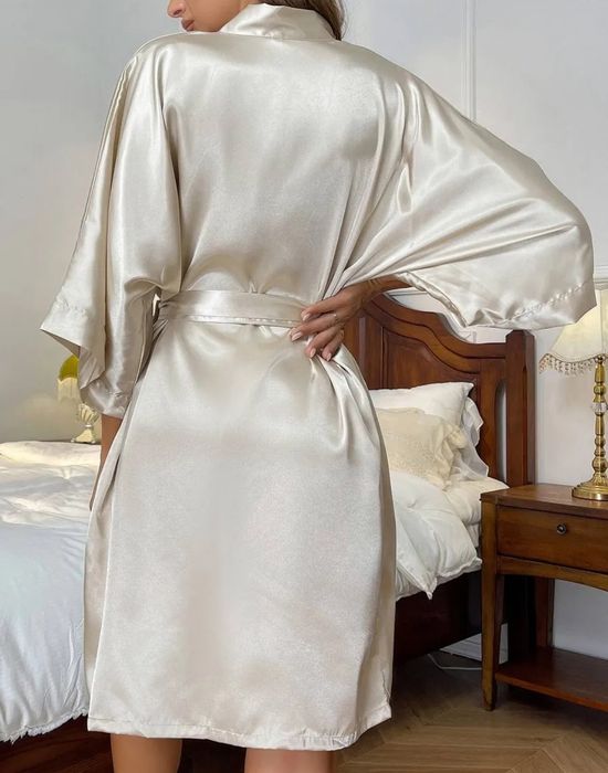 Халат женский шелковый