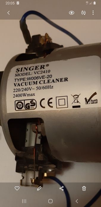 Motor aspirator Singer