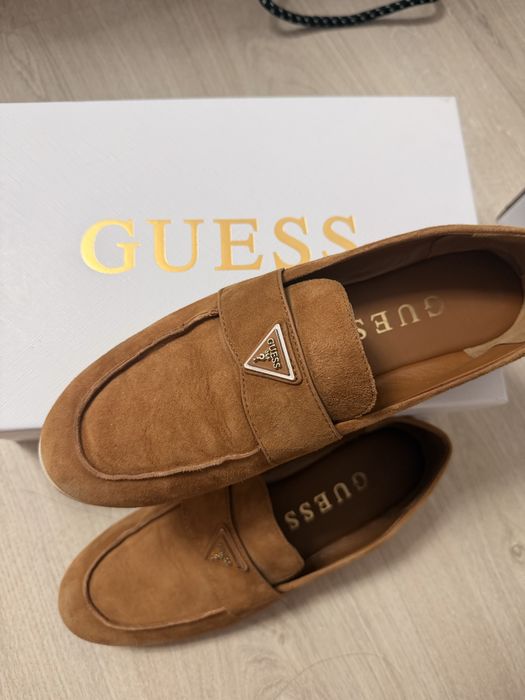 Mocasini sau espadrile dama maro piele intoarsa
