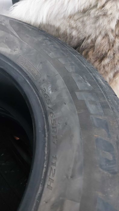 Шины Hankook r17 265/65  прадо
