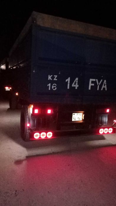 КамАЗ самосвал с прицепом