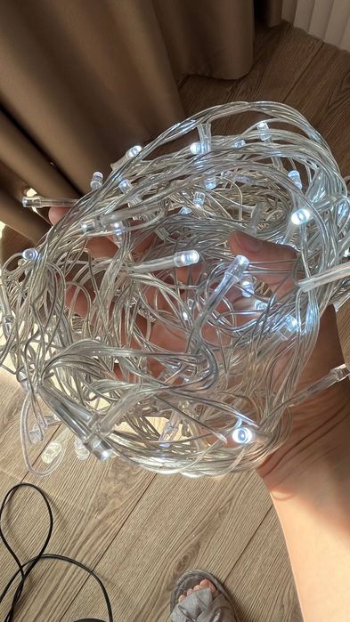 Лампы, гирлянда в отличном состоянии