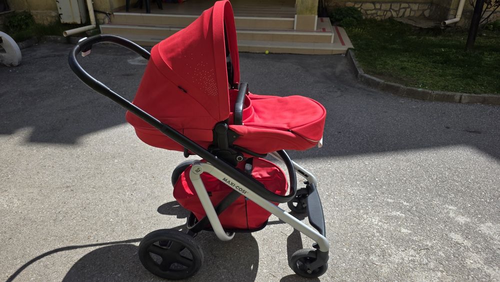 Бебешка количка Maxi-Cosi - Lila, Nomad Red