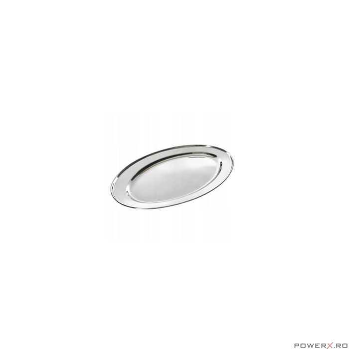 ***Tava ovala, din inox, argintie 30cm, Kinghoff