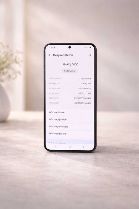 Samsung Galaxy S22 ( Galata B7550 )  - Garantie 2 ani!