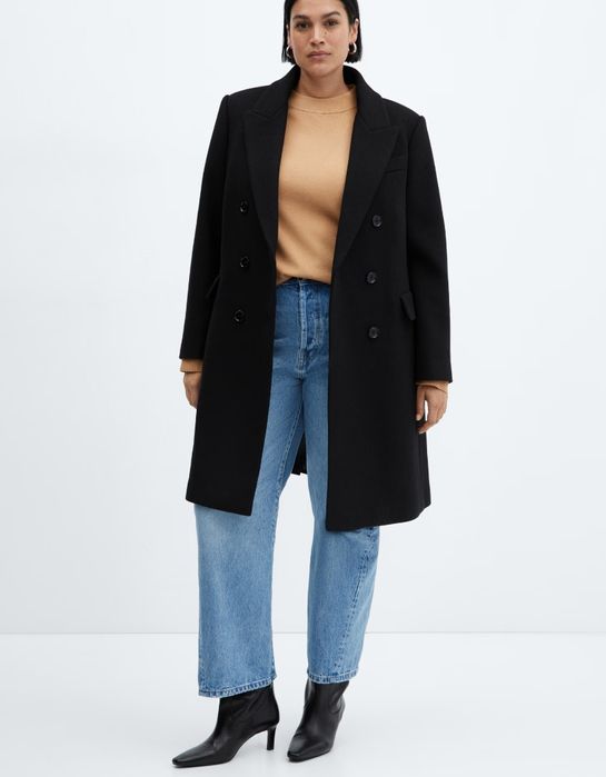 Mango вълнено палто