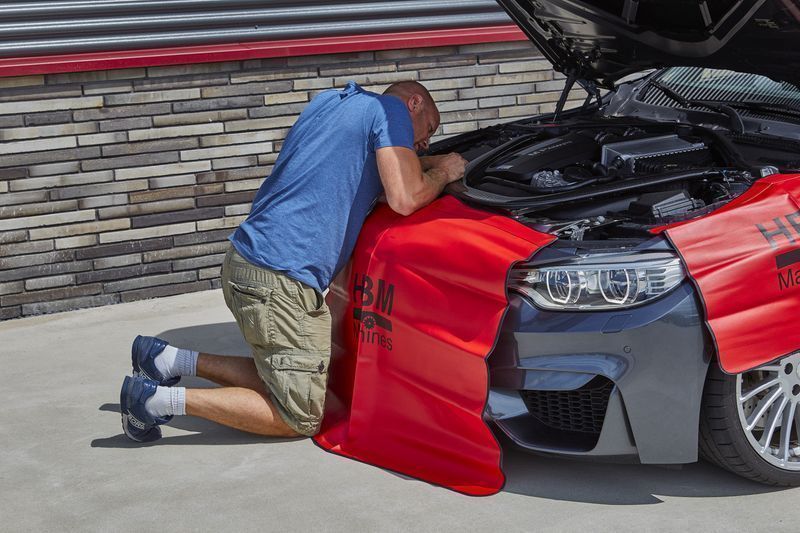 Покривало за калник с магнитна лента 120x100 см hbm machines