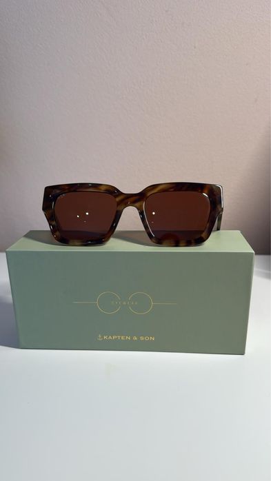Ochelari de soare Kapten & Son – Seville Havana Tortoise Brown, noi
