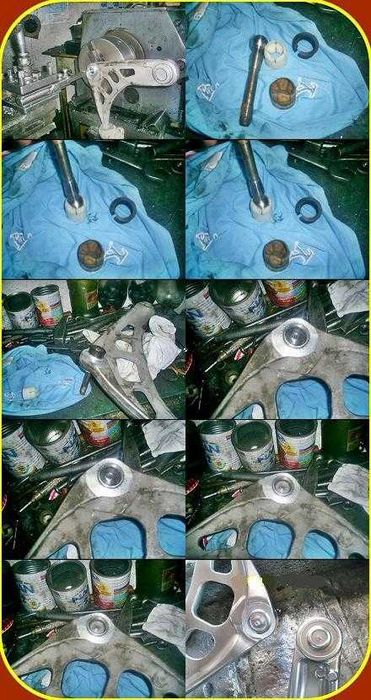 Ремонтира рециклира носачи шарнирни болтове BMW E46 и др.
