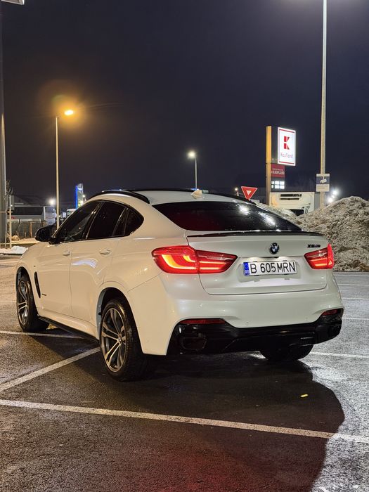BMW X6 xDrive30d M Sport 2016, Alb Perlat, Full, Proprietar