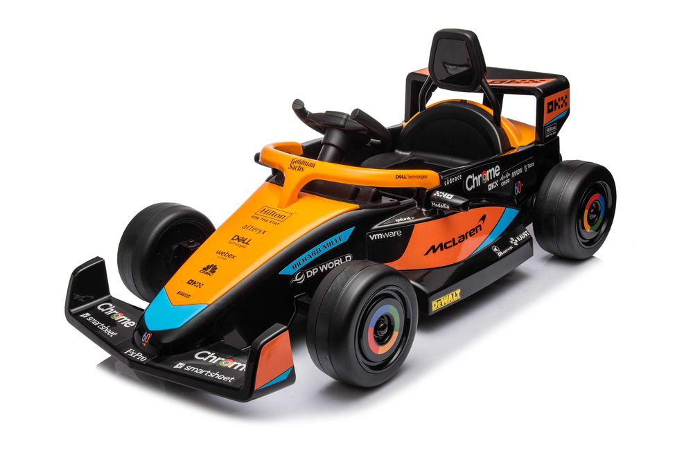Masinuta electrica Formula 1 McLaren Racing 2x 35W 12V, scaun tapitat