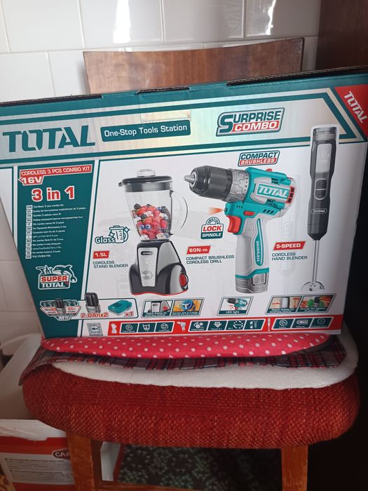 Комплект Total/винтоверт,блендер,пасатор