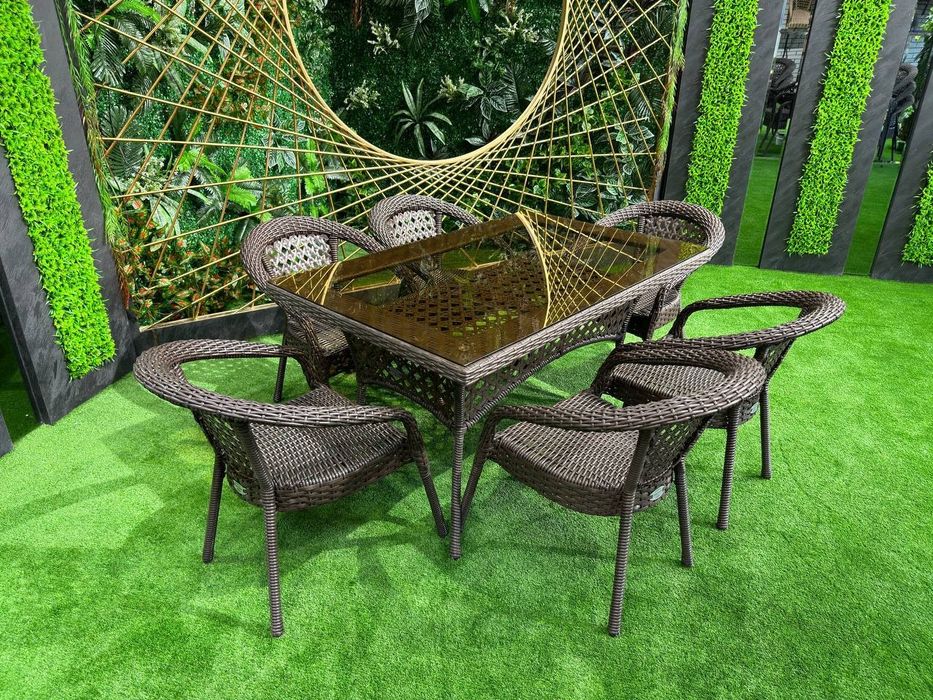 Пластиковые плетёный plastmassa potang stol stul