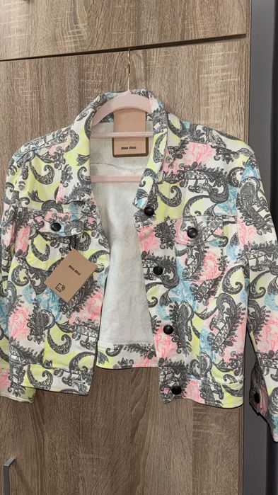Geaca Miu Miu imprimată
