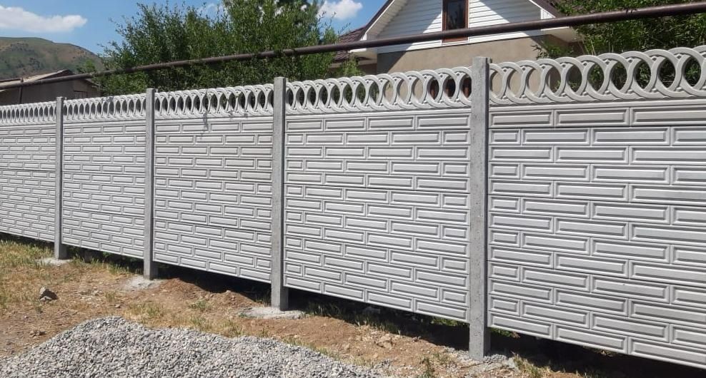 Железо бетонные Еврозаборы.