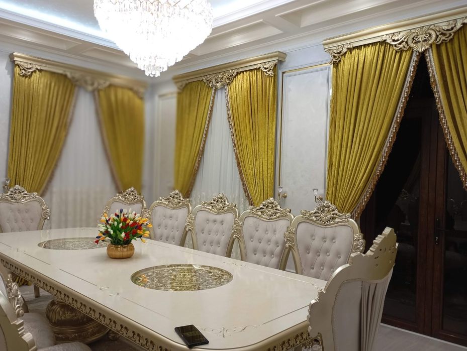 Замонавий пардалар ресторанларга чехол дастурхонлар тикиб берамиз