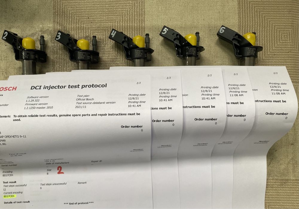 Дюзи от Mercedes/Мерцедас ОМ 642, рациклирани, с документи