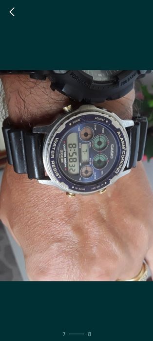 Casio DW 7300 quattrograph vintage, rar, de colecție,