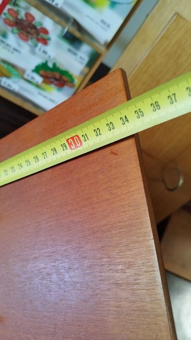 Меню дървена стойка - Дисплей за мхоголистово меню 23/34см