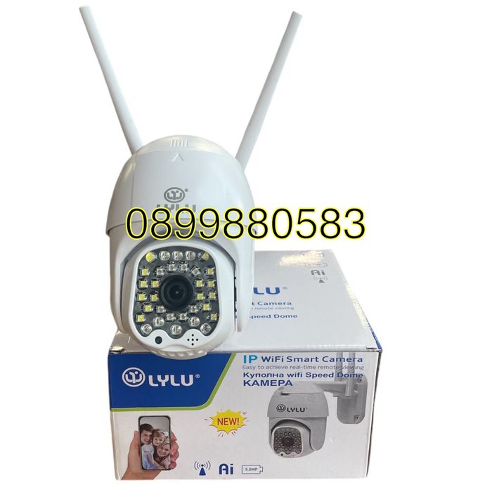 Въртяща куполна Wifi Камера 6MP 16 Led LYLU