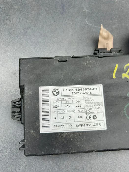 Modul CAS 2 6135694383401 BMW Seria 1 2008 116i MT (122 hp)