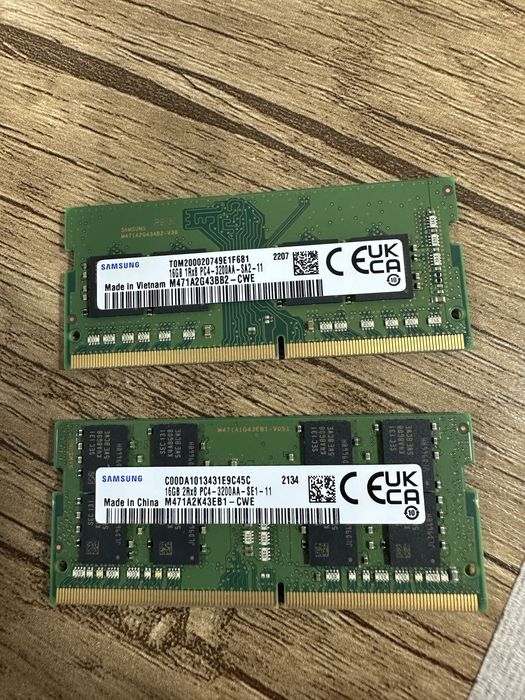 Продам 16GB 3200. SoDimm 8GB 3200