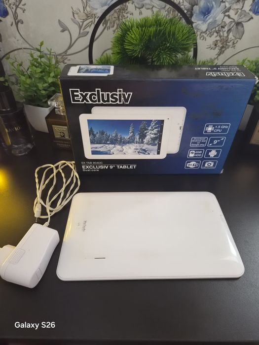 Tabletă Exclusiv Tab 904DC 9" – Impecabilă, Cutie + Toate Accesoriile