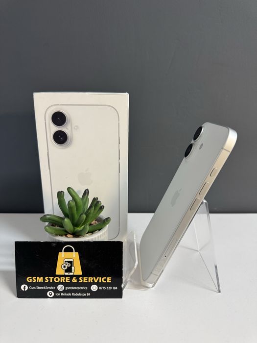 Iphone 16 256Gb White Ca Nou 2 Ani Garantie Gsm Store&Service