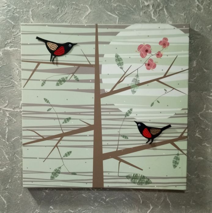 Принт върху платно с подрамка, релеф