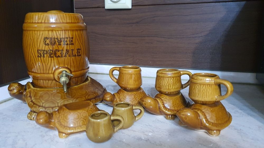 Винтажный керамический набор для напитков Cuvee Speciale