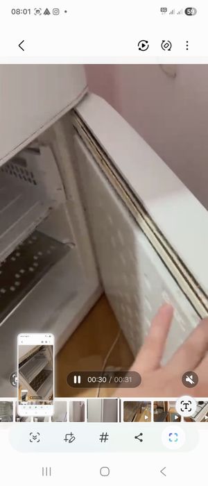 Холодильник Веко белого цвета