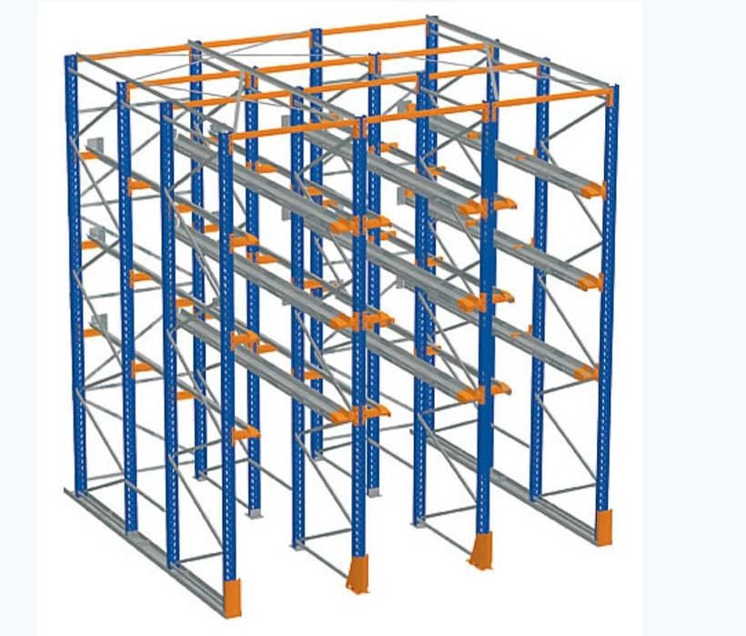 Sistem rafturi metalice drive-in depozitare