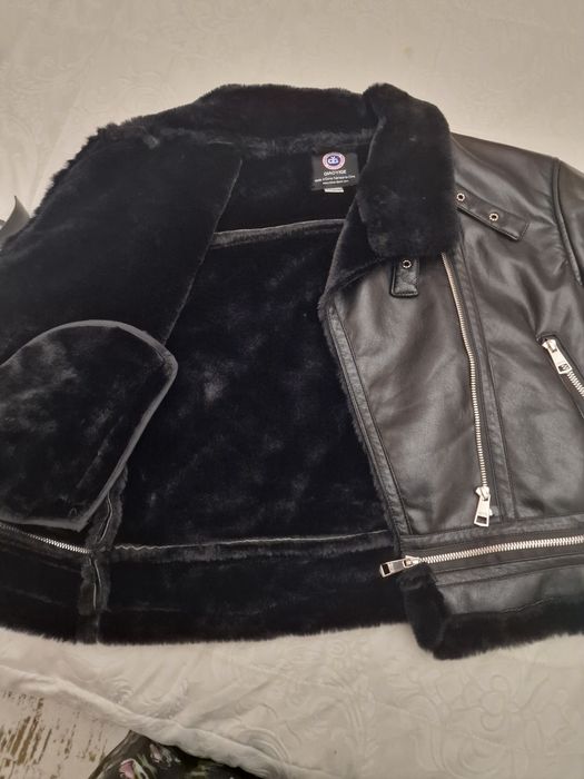 Дубленка эко кожа, мех