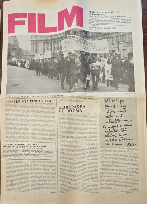 Lot 8 Reviste / Ziare din anul 1990 (Spectator nr. 1, Star nr. 1-5, Film nr.2-3, 4-5
